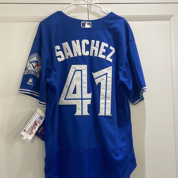Authentic Collection Aaron Sanchez Blue Jays Jersey - Picture 2 of 10